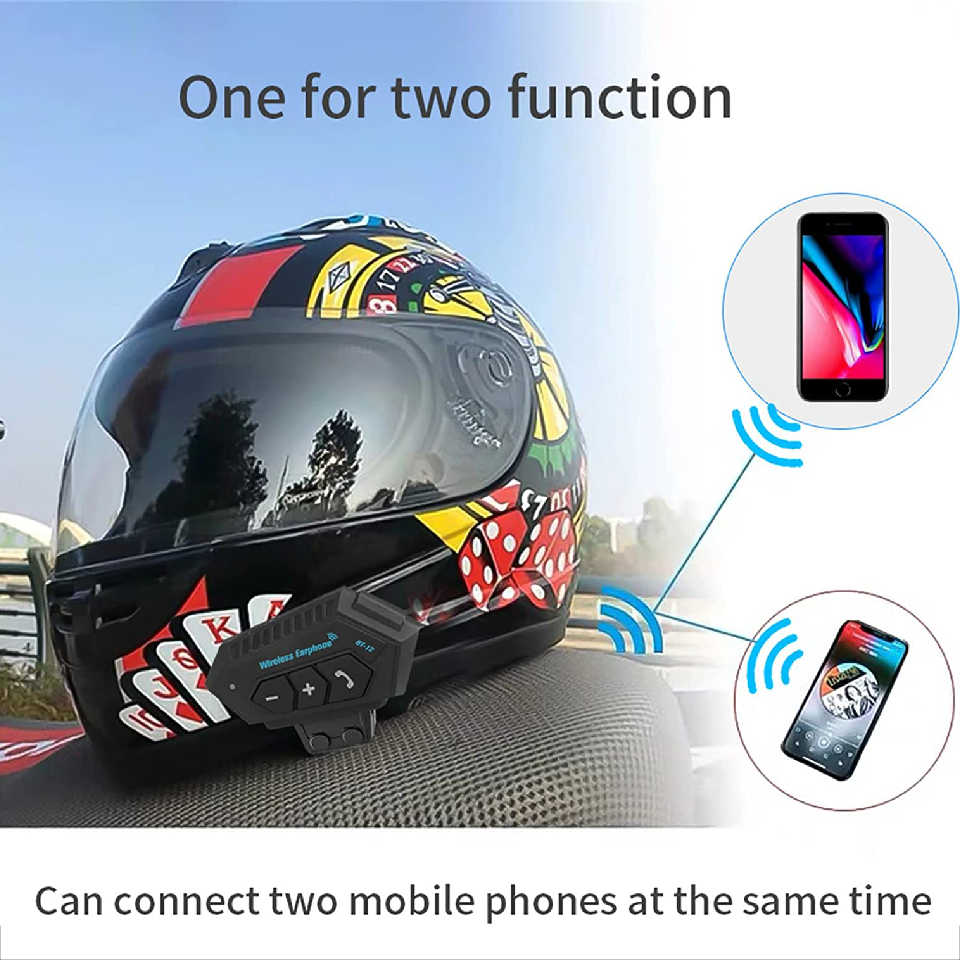 Miniatura 4 de Intercomunicador De Casco Bt12 Auricular